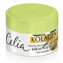 Celia Kolagen przeciwzmarszczkowy krem ptusty do twarzy Oliwka 50ml