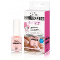 Celia Nail Expert 8in1 Hydra Base nawilżająca odżywka-baza do przesuszonych paznokci 10ml