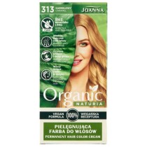 Joanna Naturia Organic pielgnujca farba do wosw bez amoniaku i PPD 313 Karmelowy