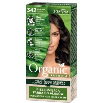 Joanna Naturia Organic pielgnujca farba do wosw bez amoniaku i PPD 342 Kawowy