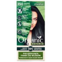 Joanna Naturia Organic pielgnujca farba do wosw bez amoniaku i PPD 350 Hebanowy Heban