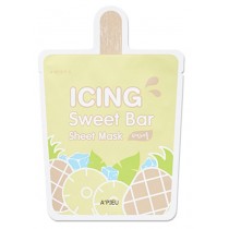 A`Pieu Icing Sweet Bar Sheet Mask wygadzajco-nawadniajca maska Pineapple 21g