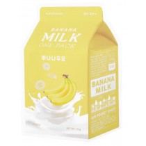 A`Pieu Milk One-pack Nourishing rozwietlajco-odywcza maseczka Banana 20g