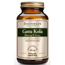 Doctor Life Gotu Kola ekstrakt standaryzowany 350mg suplement diety 100 kapsuek