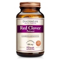 Doctor Life Red Clover Extract czerwona koniczyna 500mg suplement diety 100 kapsuek