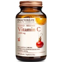 Doctor Life Timed-Release Vitamin C witamina C 1000mg z dzik r suplement diety 150 tabletek