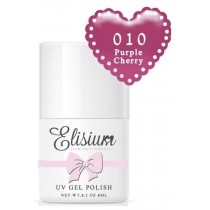 Elisium UV Gel Polish lakier hybrydowy do paznokci 010 Purple Cherry 8ml