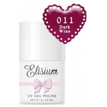 Elisium UV Gel Polish lakier hybrydowy do paznokci 011 Dark Wine 8ml