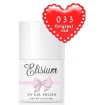 Elisium UV Gel Polish lakier hybrydowy do paznokci 033 Original Red 8ml