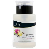 KillyS Hybrid Nail Polish Remover zmywacz lakieru hybrydowego z pompk Dzika Ra & Wanilia 150ml