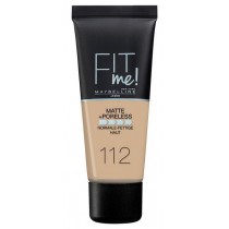 Maybelline Fit Me Matte & Poreless Foundation podkład matujący 112 Soft Beige 30ml