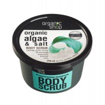 Organic Shop Organic Algae & Sea Salt Body Polish pasta do ciaa na bazie organicznych alg i naturalnej soli 250ml