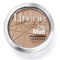 Lirene City Matt Mineral Mattifying Compact Powder mineralny puder matujcy 03 Beowy 9g