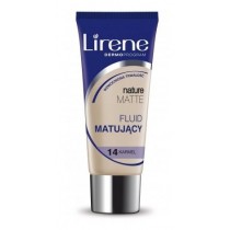 Lirene Nature Matte fluid matujcy do twarzy 14 Karmel 30ml