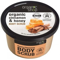 Organic Shop Peeling do ciaa na bazie ekstraktu z cynamonu, organicznego miodu i naturalnego cukru 250ml