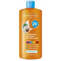 Bielenda Bikini SPF20 Kokosowe mleczko do opalania 200ml