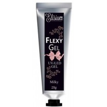 Elisium Flexy Gel el do przeduania paznokci Milky 25g
