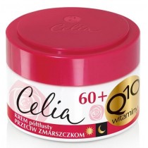 Celia Q10 Witaminy 60+ krem ptusty przeciw zmarszczkom z kolagenem na dzie i noc 50ml