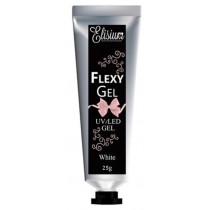 Elisium Flexy Gel el do przeduania paznokci White 25g