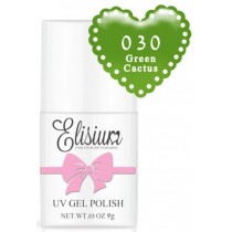 Elisium UV Gel Polish lakier hybrydowy do paznokci 030 Green Cactus 8ml