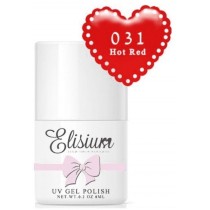 Elisium UV Gel Polish lakier hybrydowy do paznokci 031 Hot Red 8ml