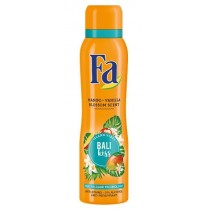 FA Island Vibes Bali Kiss Antiperspirant antyperspirant w sprayu Mango Vanilla Blossom Scent 150ml