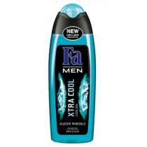 FA Men Xtra Cool Żel pod prysznic do mycia ciała i włosów dla mężczyzn Glacier Minerals 250ml