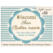 Nacomi Shea Butter Cream krem do twarzy z peptydem 50+ na noc 50ml