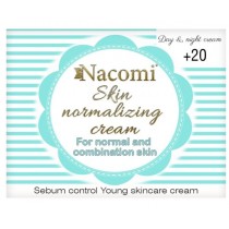 Nacomi Silk Normalizing Cream krem normalizujacy 20+ na dzie i na noc 50ml