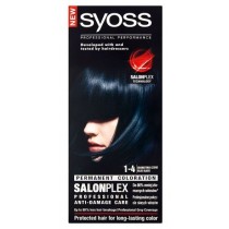 Syoss Permanent Coloration farba do włosów trwale koloryzująca 1-4 Granatowa Czerń
