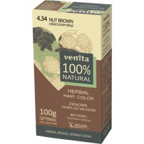 Venita Herbal Hair Color zioowa farba do wosw 4.34 Orzechowy Brz