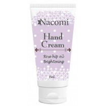 Nacomi Hand Cream Rose Hip Oil rozjaniajcy krem do rk z olejem z dzikiej ry i olejem ze sodkich migdaw 85ml