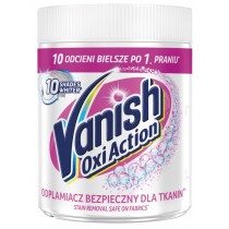 Vanish Oxi Action odplamiacz w proszku do tkanin biaych White 470g
