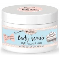 Nacomi Body Scrub peeling do ciaa Lekki Kokosowy Tort 200g