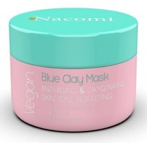 Nacomi Vegan Blue Clay Mask Anti Aging Oxygenating maska niebieska przeciwzmarszczkowo dotleniajca 50ml