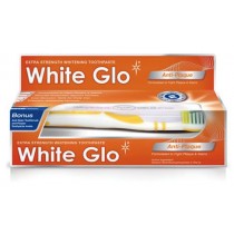 White Glo Anti-Plaque pasta do zbw zwalczajca kamie 100ml + szczoteczka