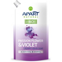 Apart Natural Prebiotic Refill kremowe mydo w pynie Passion Flower & Violet 400ml