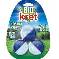 Kret Bio kostka do spłuczki z aktywatorem enzymatycznym (3 x 50g)