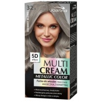 Joanna Multi Cream Metallic Color 5D Effect farba do włosów 32.5 Srebrny Blond