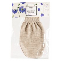 Mohani Natural Spa lniana r�kawica do k�pieli �agodnie peelinguj�ca