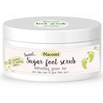 Nacomi Sugar Foot Scrub naturalny cukrowy peeling do stp Zielona Herbata 125g