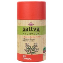 Sattva Natural Herbal Dye for Hair naturalna zio�owa farba do w�os�w Pure Red 150g