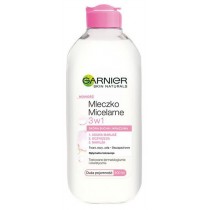 Garnier Skin Naturals mleczko micelarne 3w1 do skry suchej i wraliwej 400ml