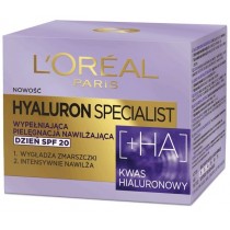 L`Oreal Hyaluron Specialist krem na dzie SPF20 wypeniajca pielgnacja nawilajca 50ml