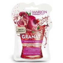 Marion Fit&Fresh Face Mask maseczka do twarzy wzmocnienie naczyń krwionośnych Granat 7,5ml