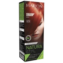 Marion Natura Styl Color farba do włosów 675 Miedź 80ml + odżywka 10ml