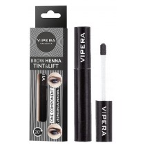 Vipera Henna TINT&LIFT jednoskadnikowa henna do brwi Ciemny Grafit 5ml