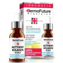 Dermofuture Active Collagen In Gel kuracja do twarzy z aktywnym kolagenem do skóry suchej i dojrzałej 20ml