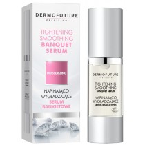 Dermofuture Moisturizing Tightening Smoothing Banquet Serum napinajco-wygadzajce serum bankietowe do twarzy 30ml