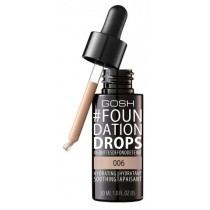 Gosh Foundation Drops nawilżająco-wygładzający podkład do twarzy 006 Tawny 30ml